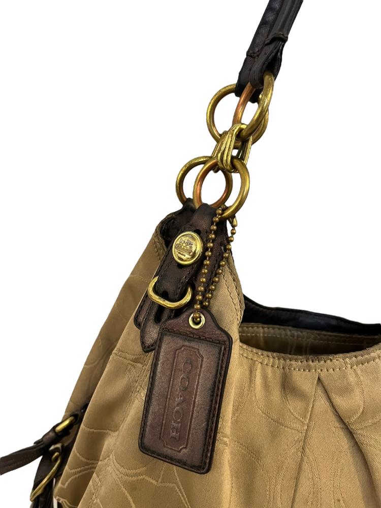 Coach Signature Sufflette cloth handbag
