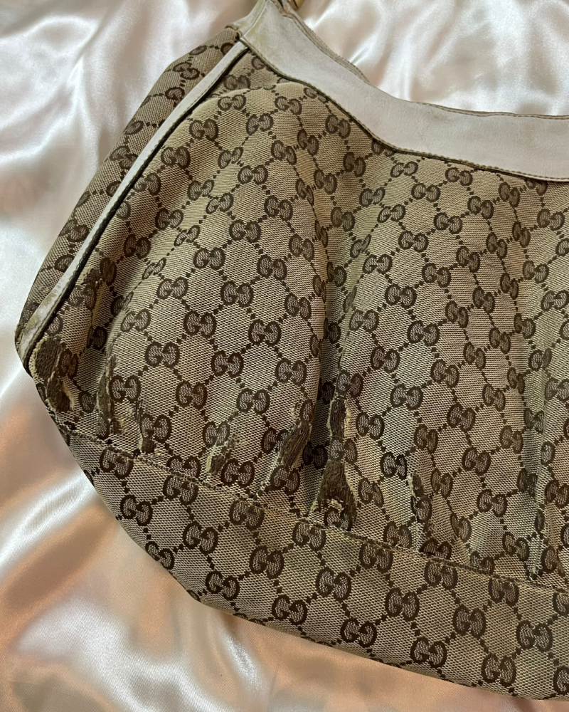 Gucci GG Canvas Abbey D-Ring Hobo Bag