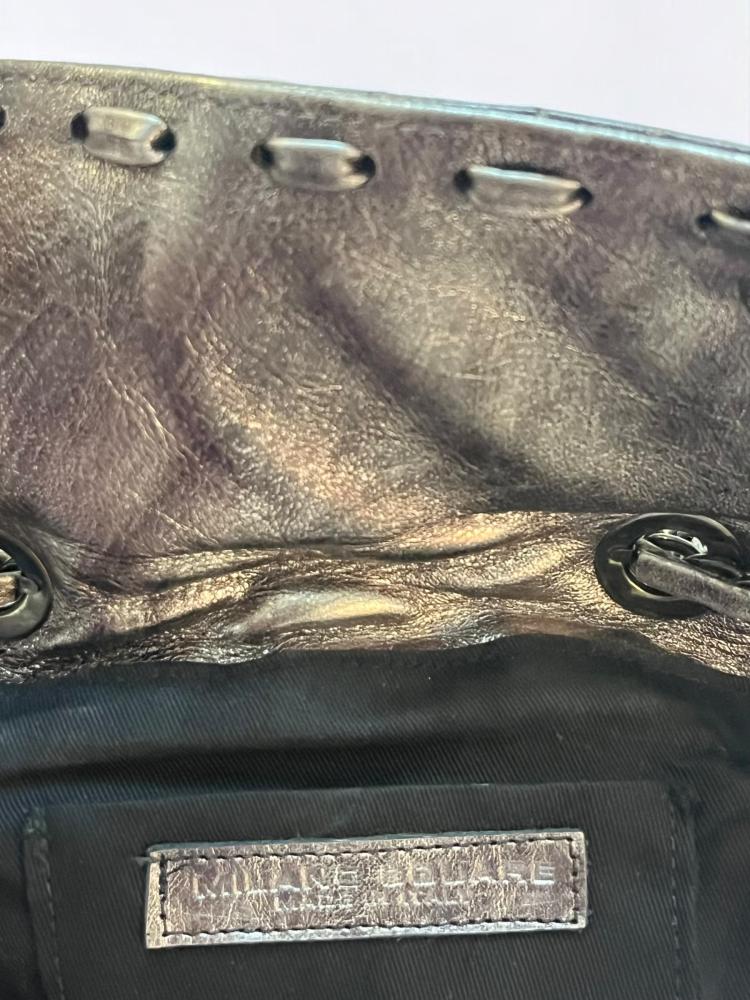 MILAN SQUARE metallic bag
