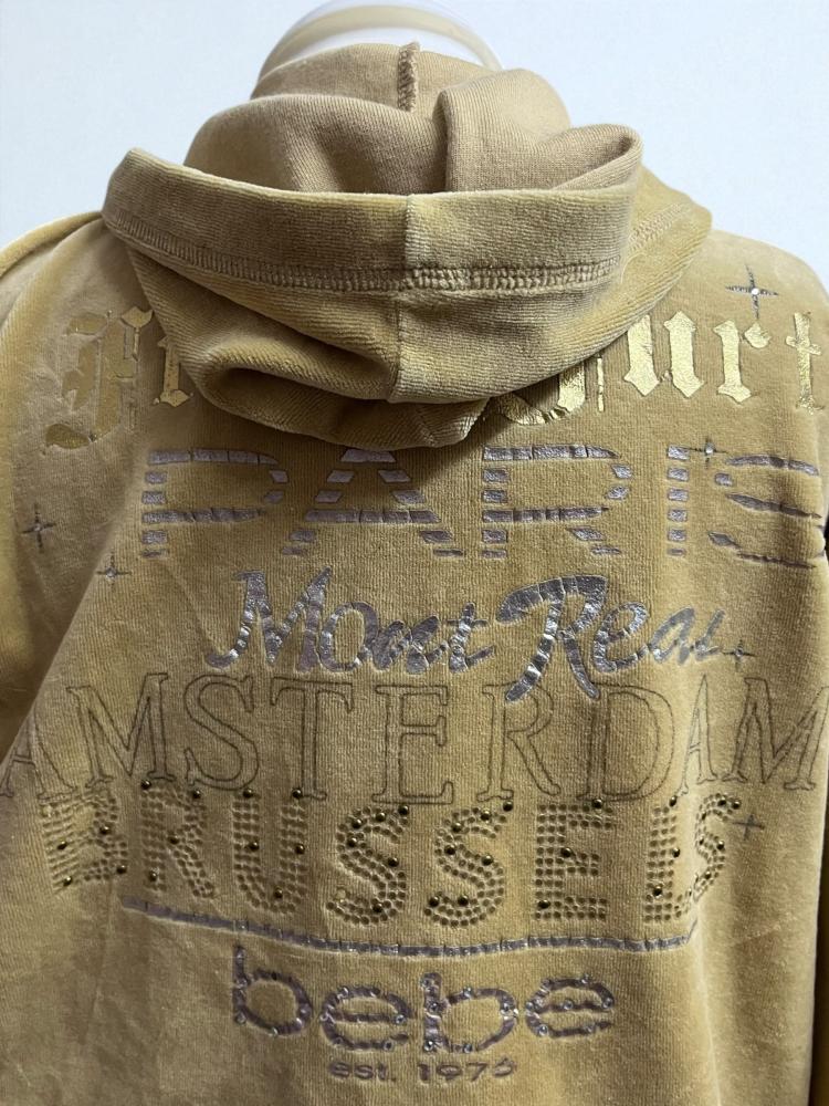 Bebe Beige Hoodie - Size M
