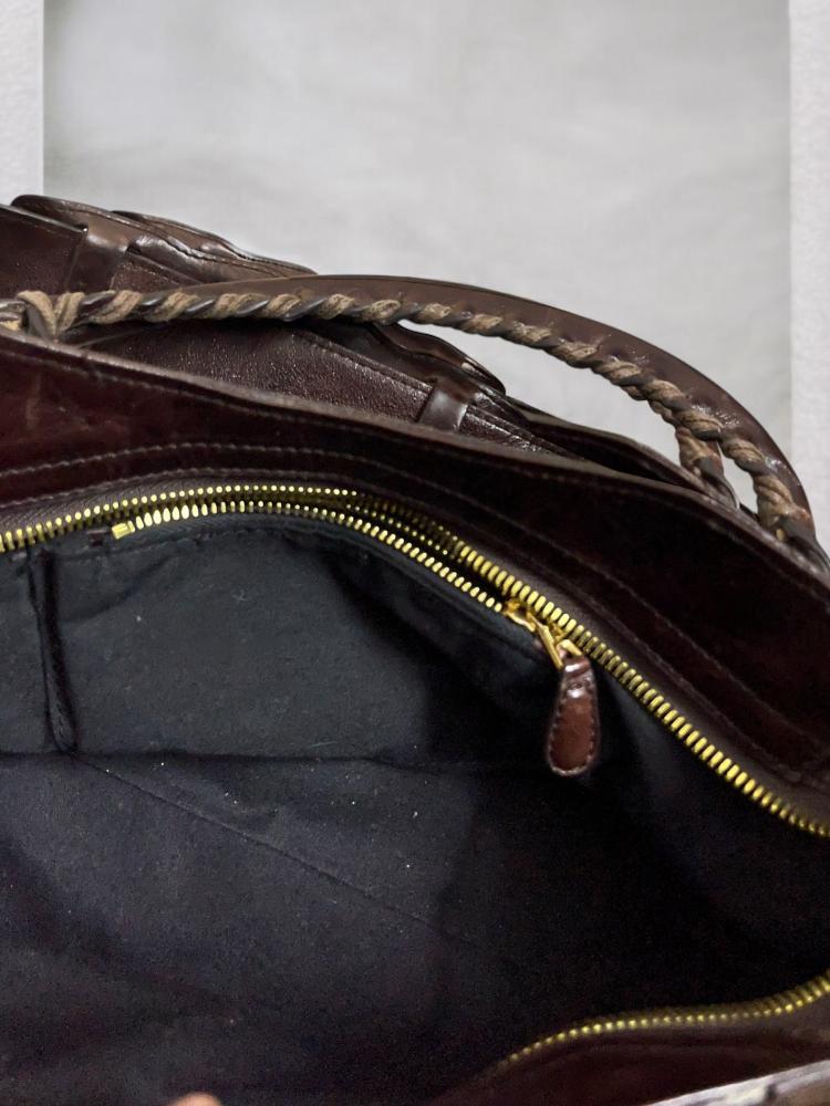 Balenciaga Charbon Leather GGH Classic City Tote