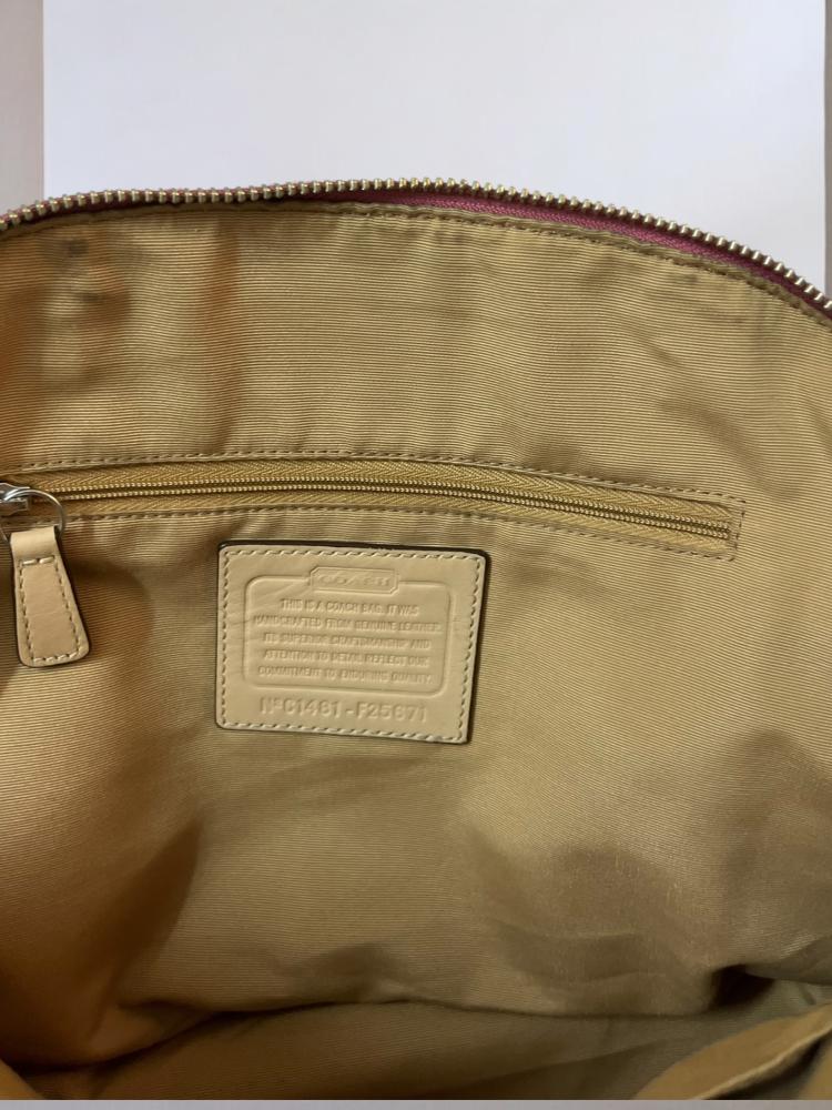 Coach Pink Leather Handbag