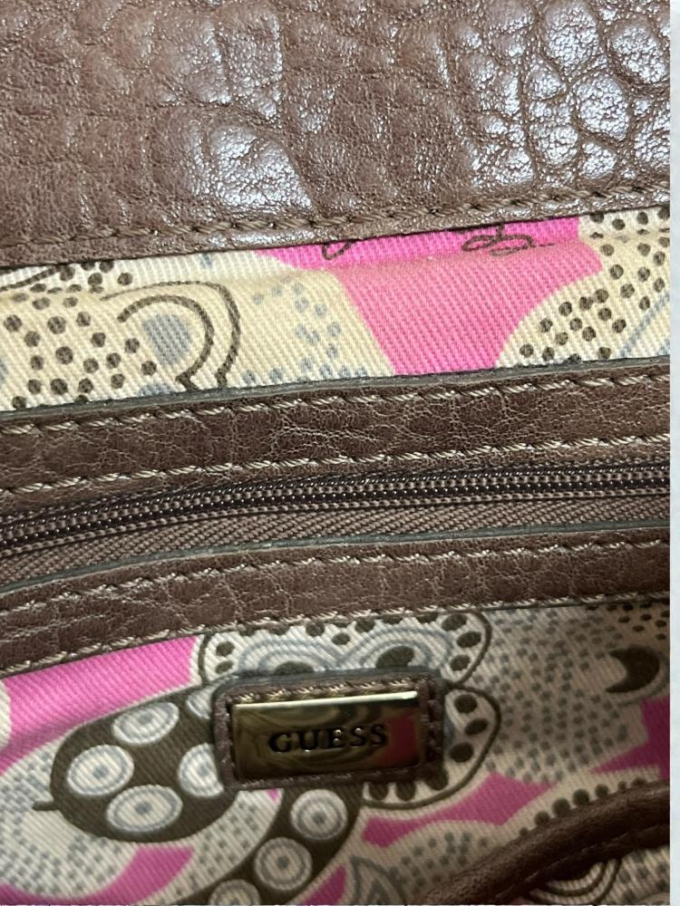 Guess Brown leather handbag