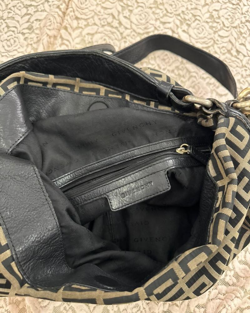 Givenchy Monogram Canvas Hobo Bag