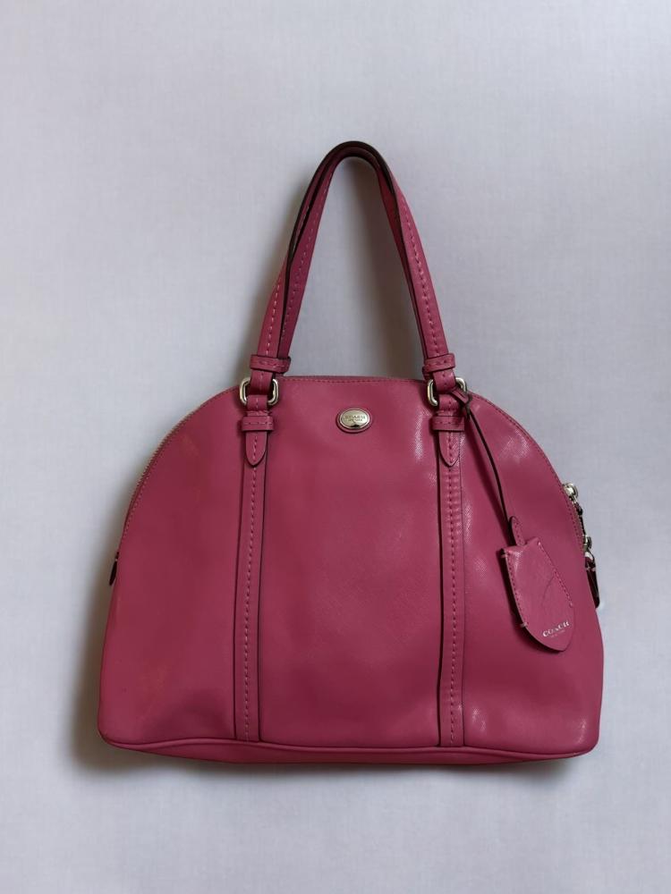 Coach Pink Leather Handbag