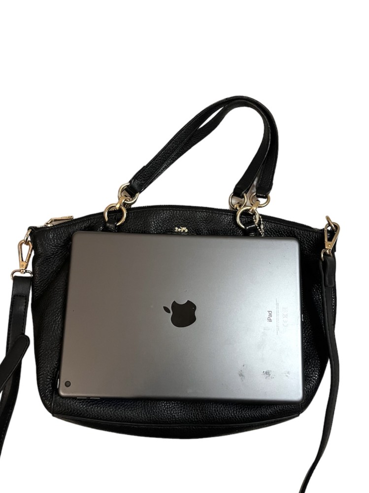 Coach Black Leather Small Kelsey Satchel