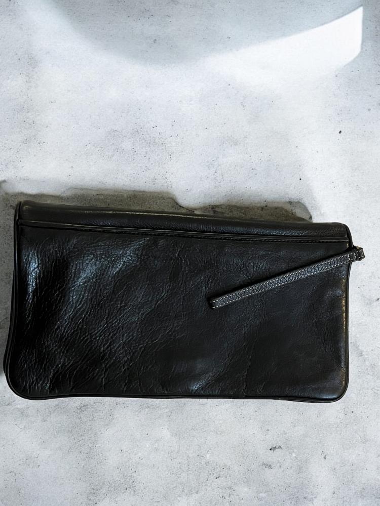 Tory burch black clutch bag