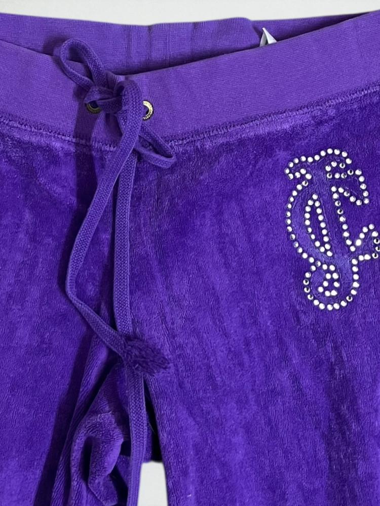 Juicy Couture Purple Velour Sweatpants - Size S