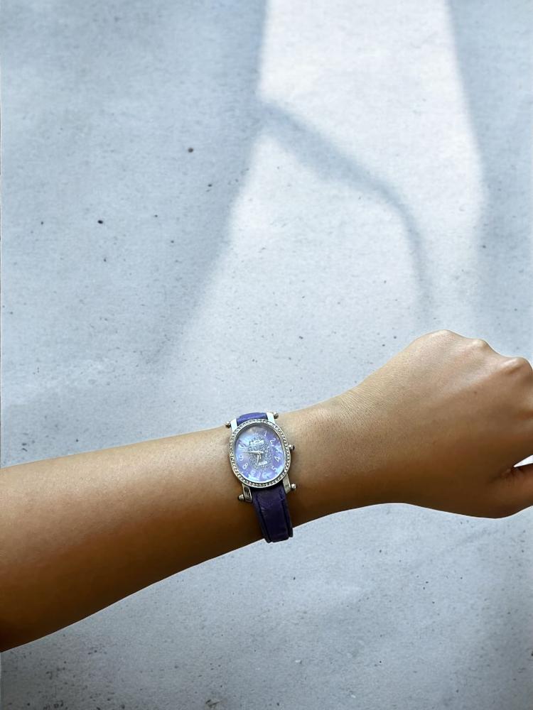 Romantic Purple vintage watch