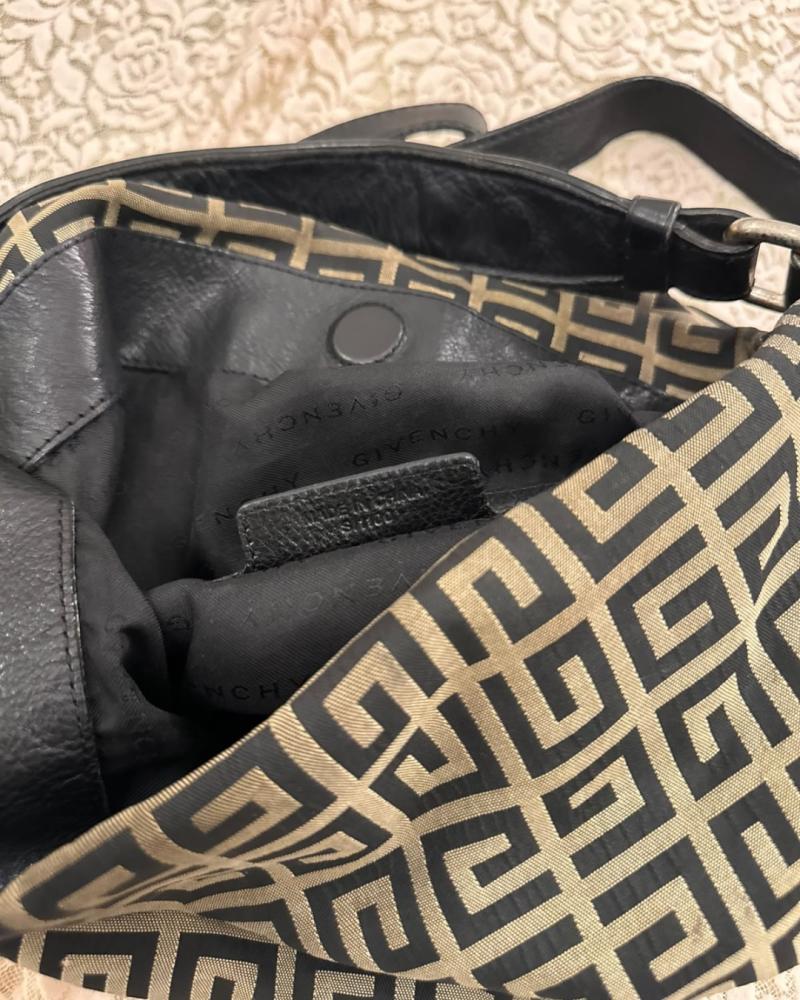Givenchy Monogram Canvas Hobo Bag