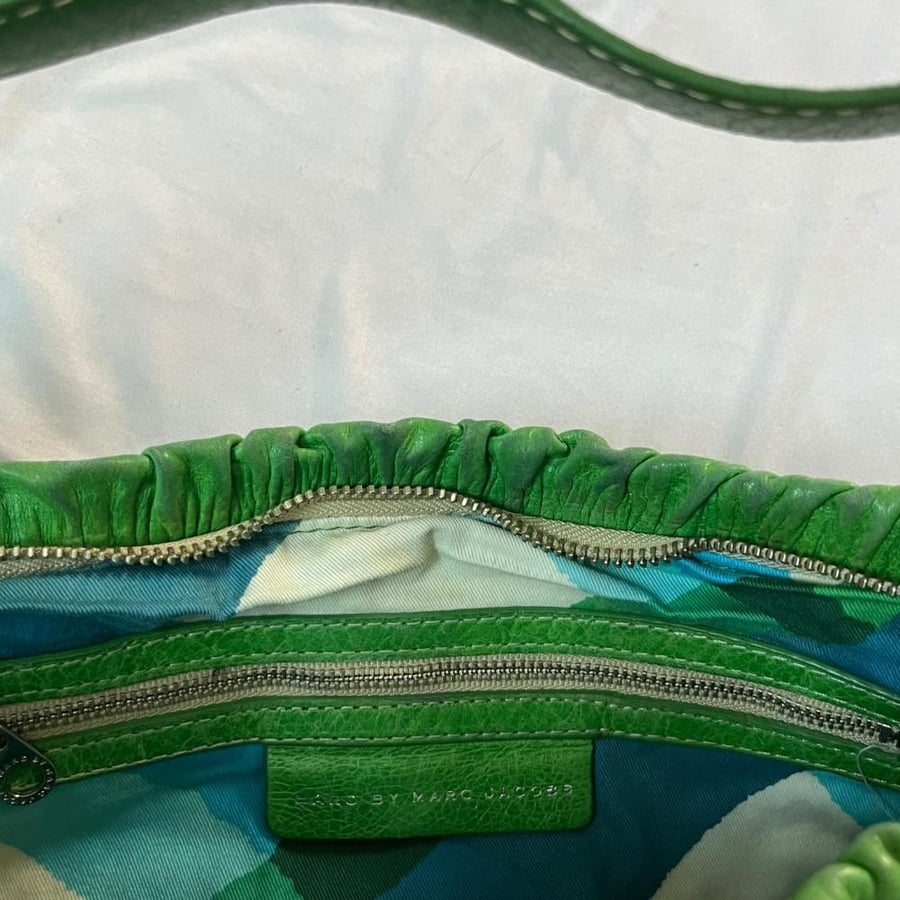 Marc by Marc Jacobs Green Leather Hobo Bag