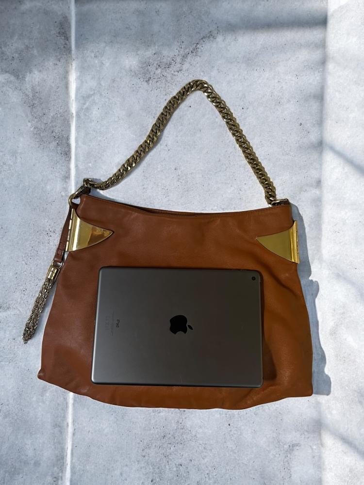 Gucci Mud Leather Medium Shoulder Bag