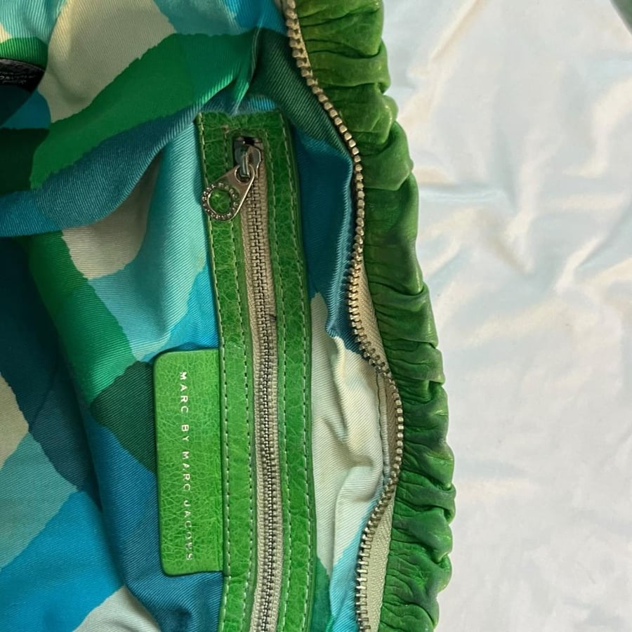 Marc by Marc Jacobs Green Leather Hobo Bag