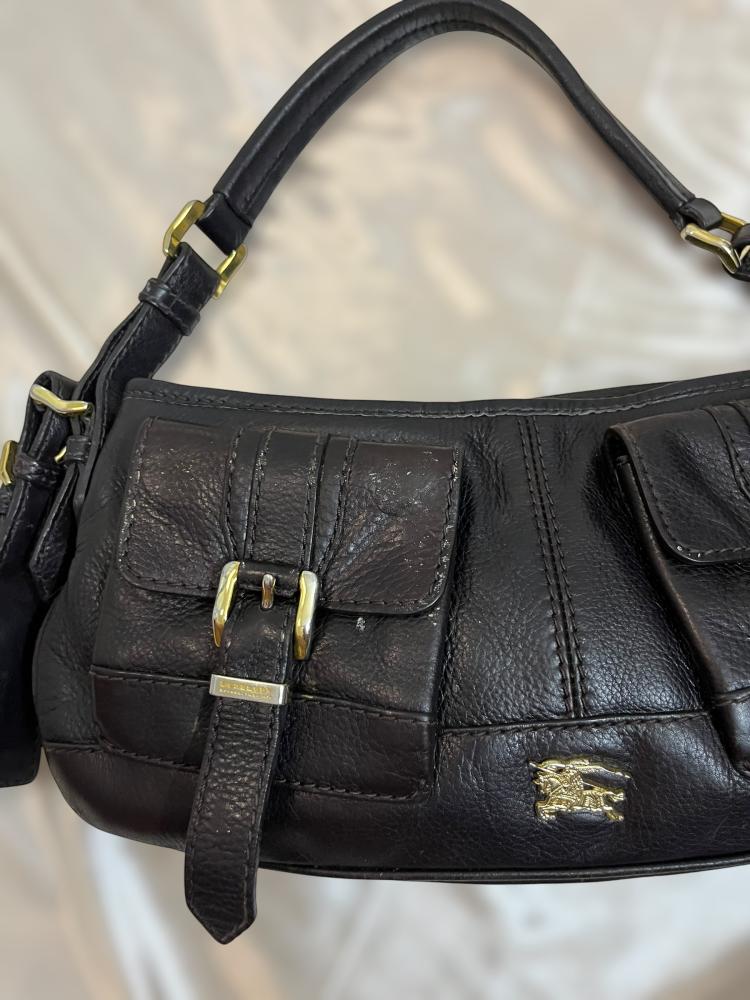 Burberry brown Leather Shoulder Bag