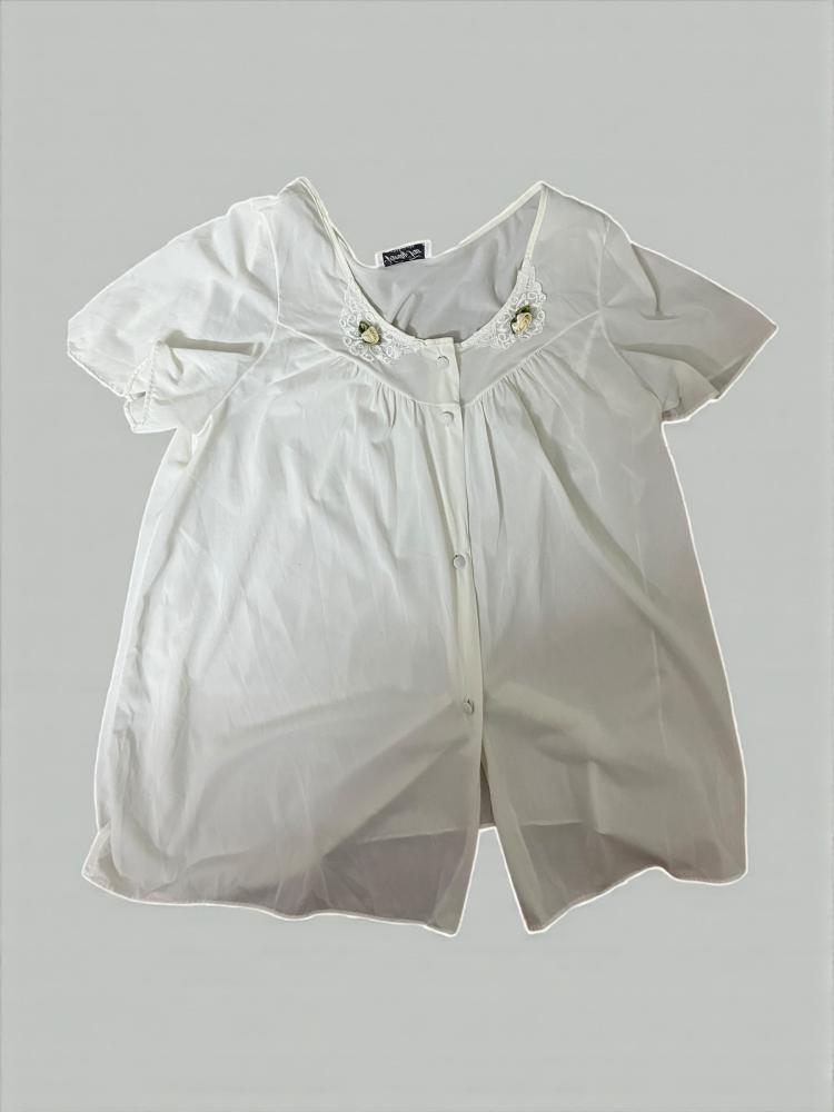 Vanity Fair White Blouse - Size S