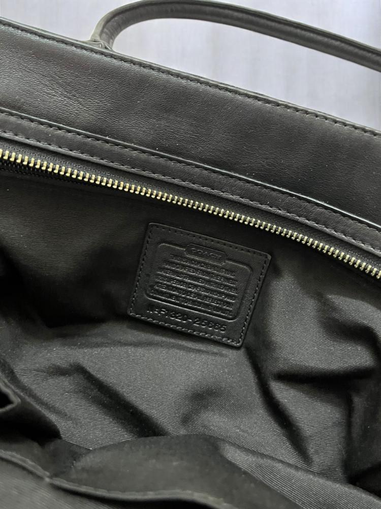 Coach Black Leather Handbag