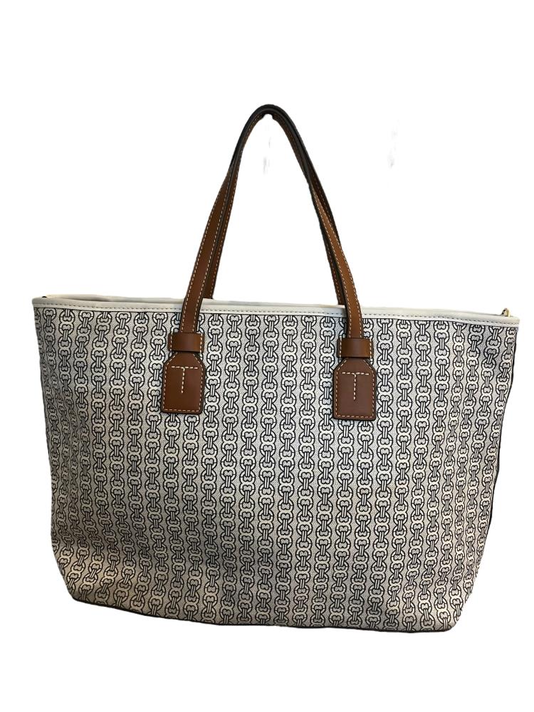 Tory Burch Gemini Link Canvas Applique Tote