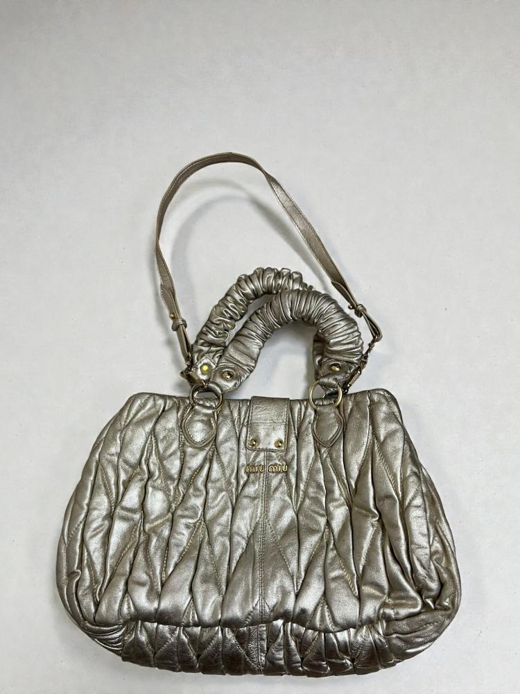 Miu Miu Metallic gold handbag