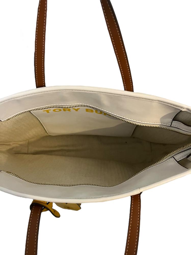 Tory Burch Gemini Link Canvas Applique Tote