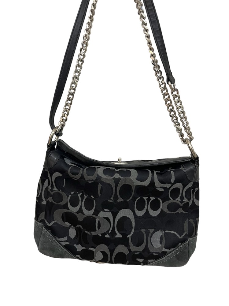 Coach Chelsea Optic Signature Shoulder Bag