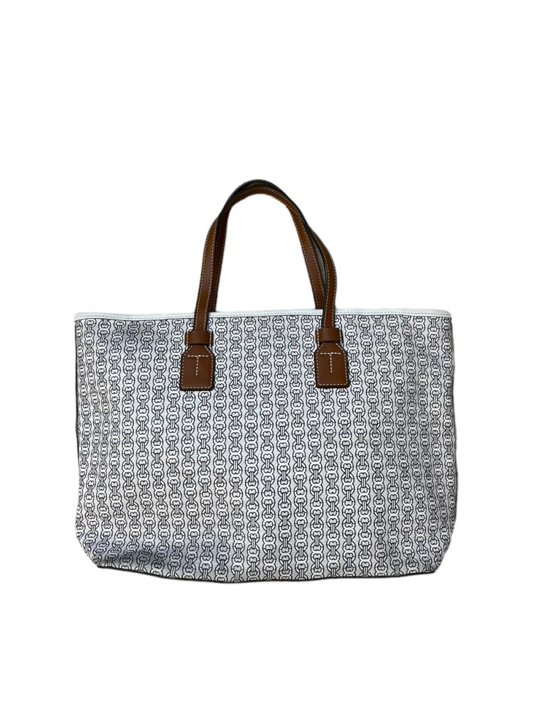 Tory Burch Gemini Link Canvas Applique Tote