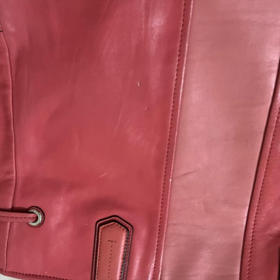 Coach Pink Two-Tone Leather Tote Bag