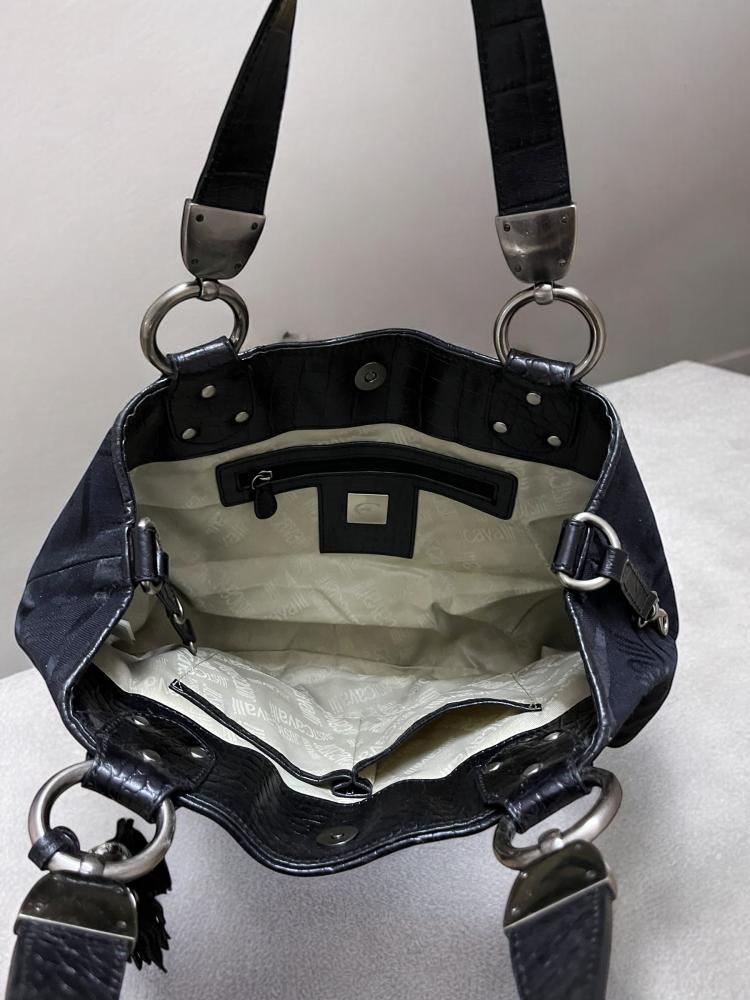 Just Cavalli patent leather handbag