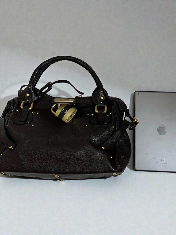 Chloé Brown Leather Paddington Style Bag