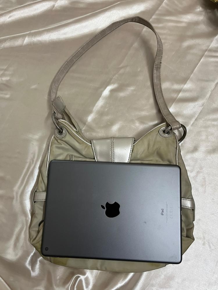 Mugler Silver Star Detail Hobo Bag