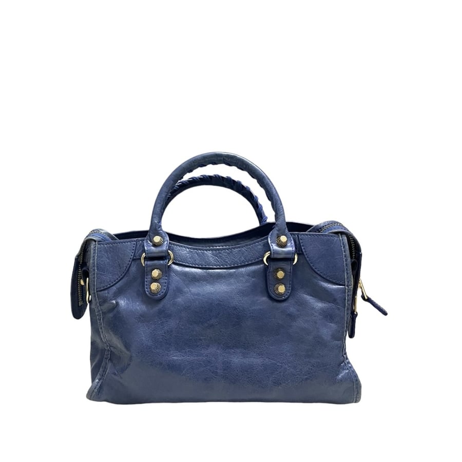 Balenciaga Neiman Marcus Blue Leather Classic City Bag