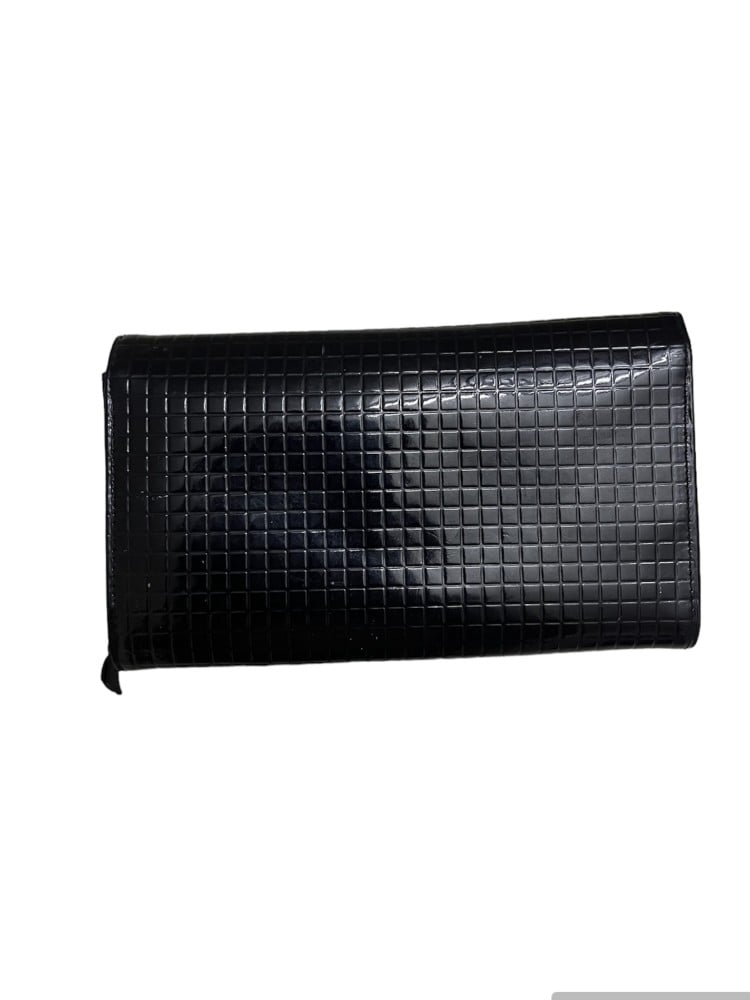 CHANEL WALLET ON CHAIN DOUBLE C PATENT LEATHER CROSSBODY BAG