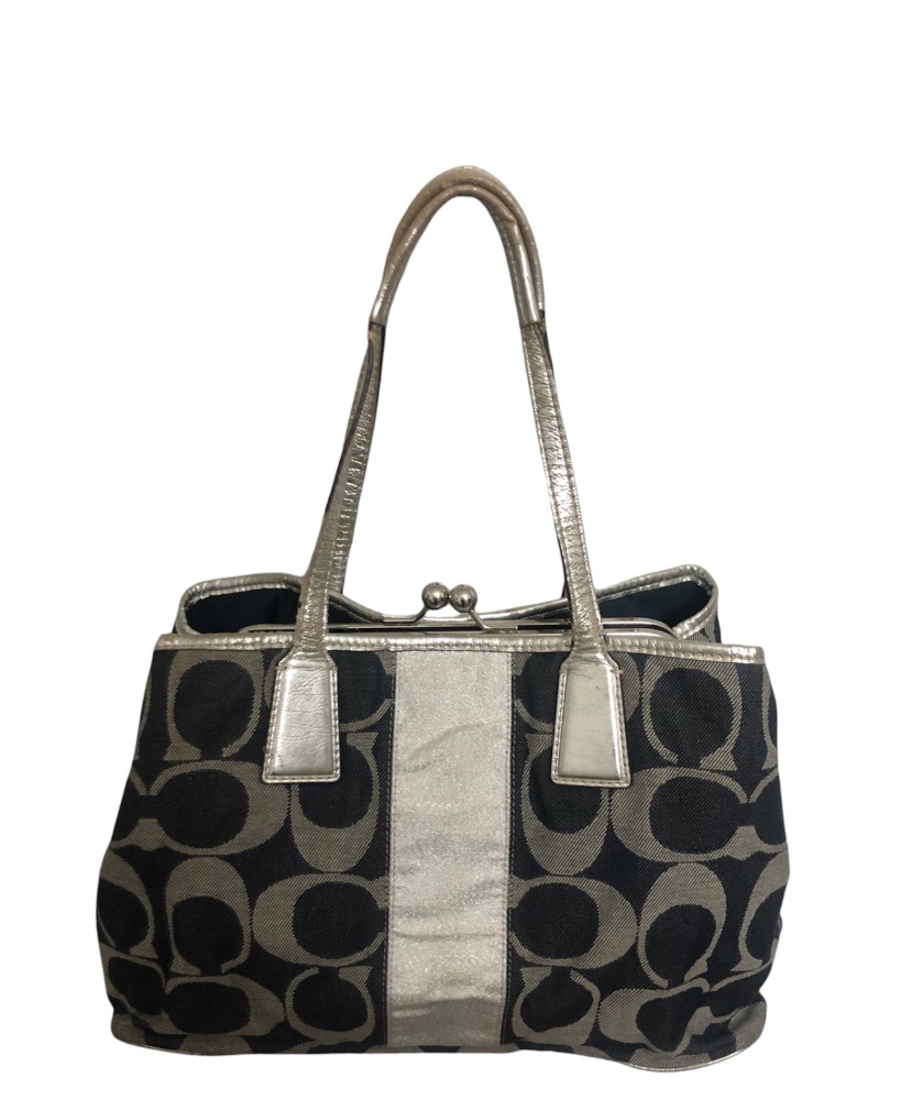Coach denim handbag