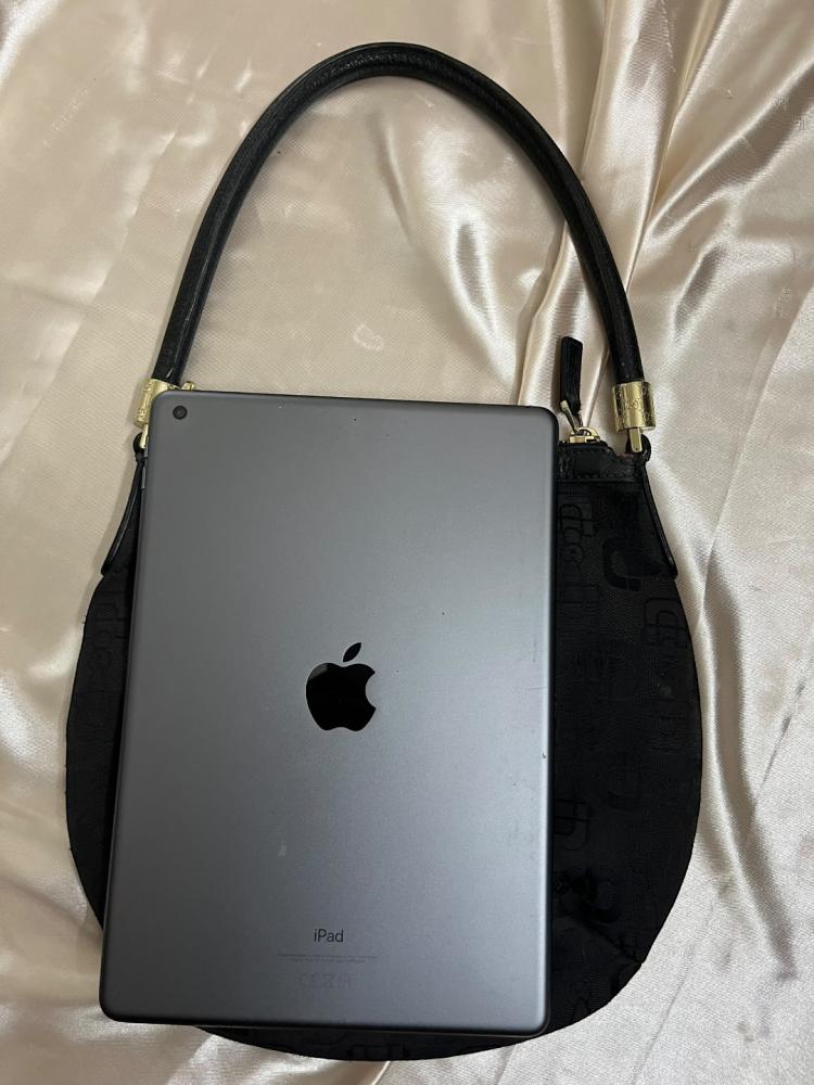 Gucci Black Monogrammed Hobo Bag