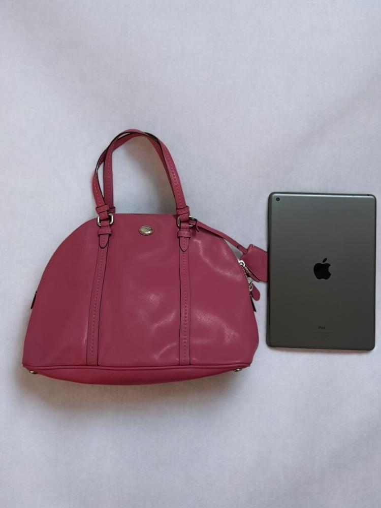 Coach Pink Leather Handbag