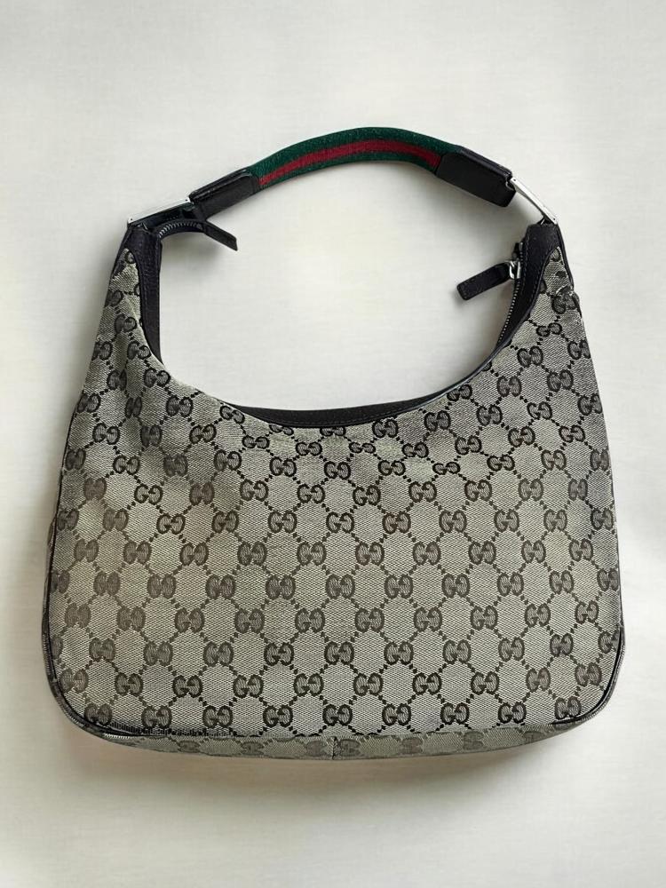 Gucci GG Canvas Medium Pop Web Hobo