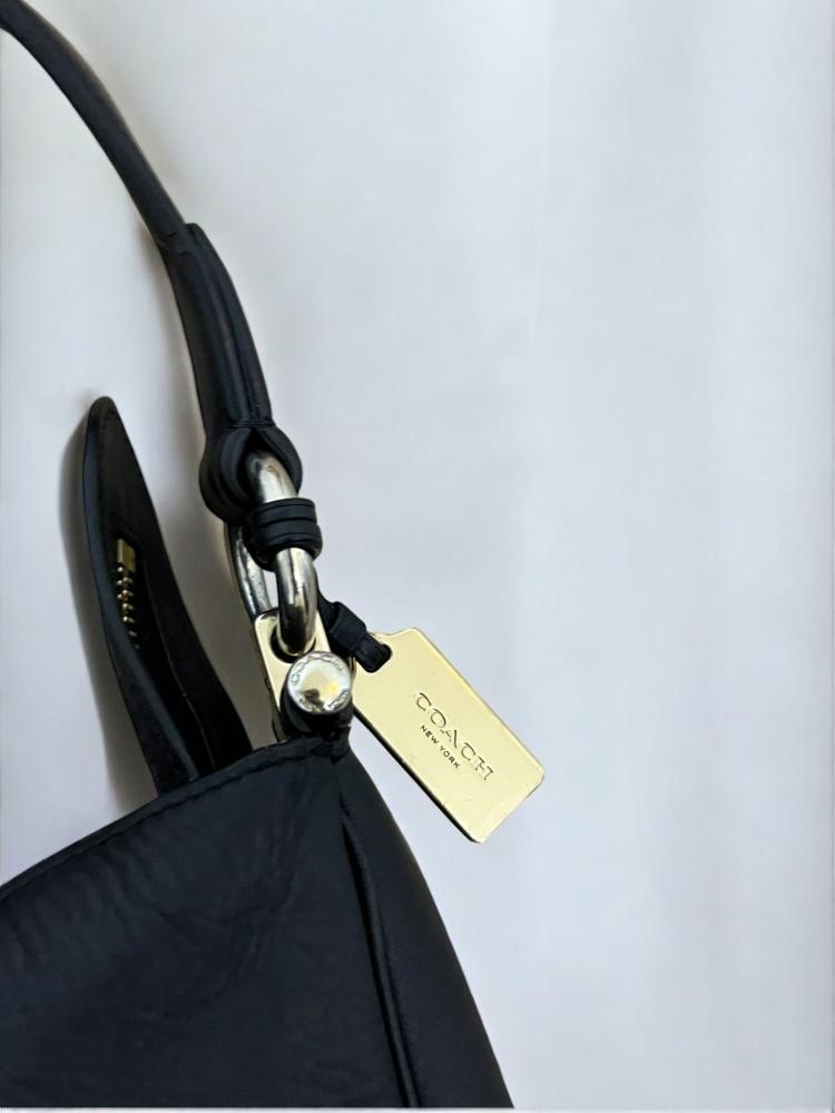 Coach Black Leather Handbag
