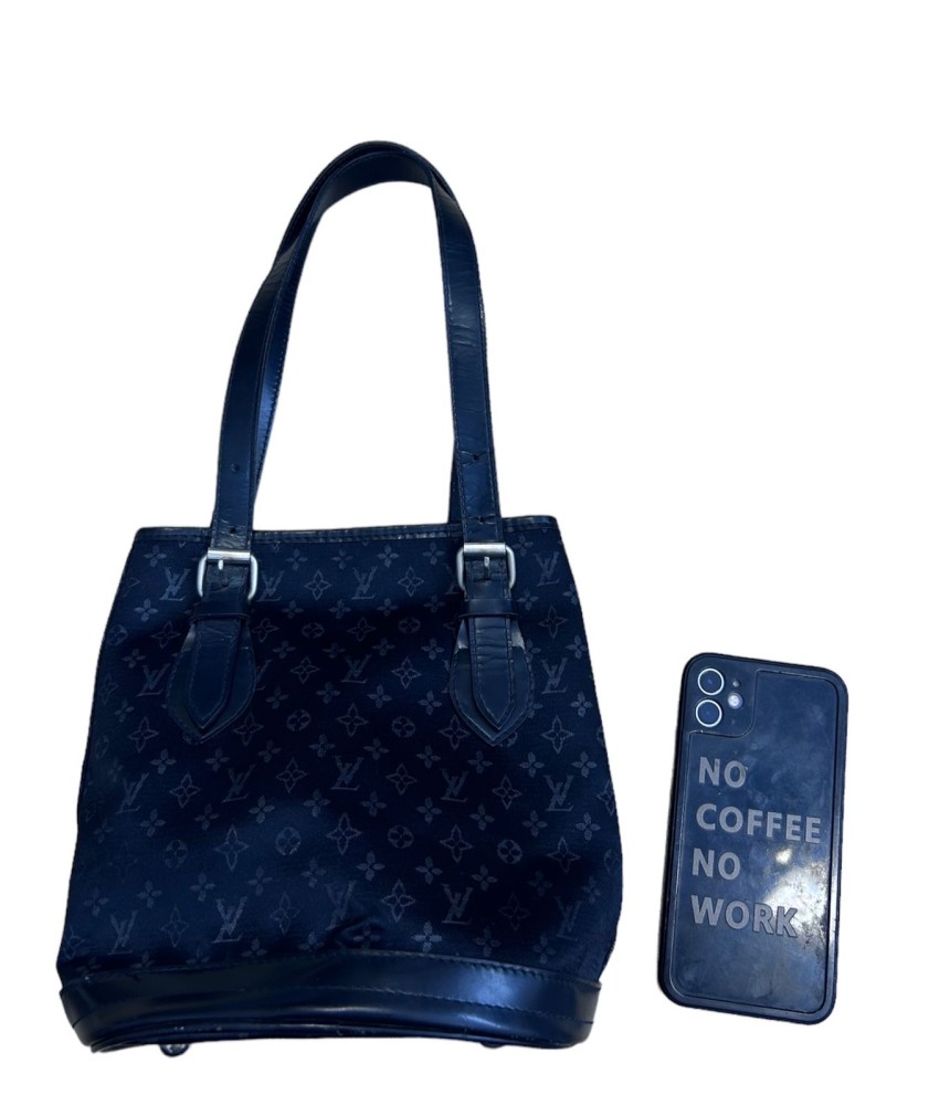 LOUIS VUITTON M92145 Monogram Satin Little bucket Hand Bag
