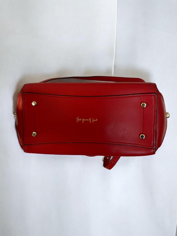 Coach Red Leather Handbag