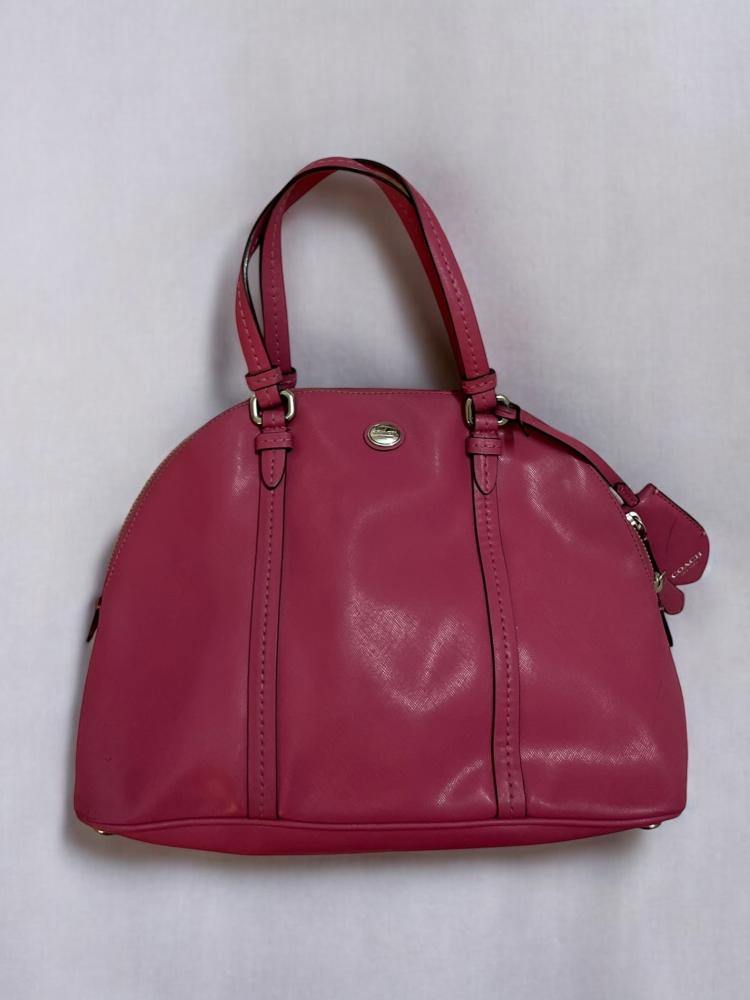 Coach Pink Leather Handbag