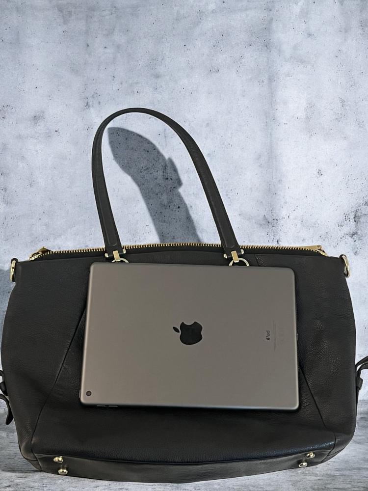 Coach Black Leather Prairie Satchel