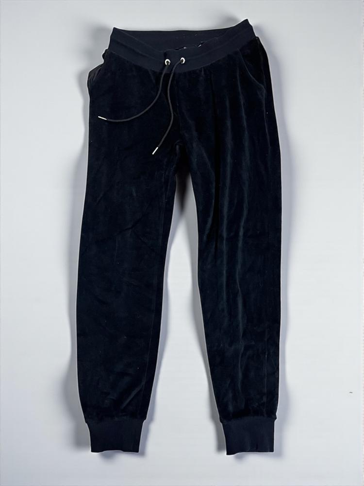 Bebe Black Velour Sweatpants - Size M