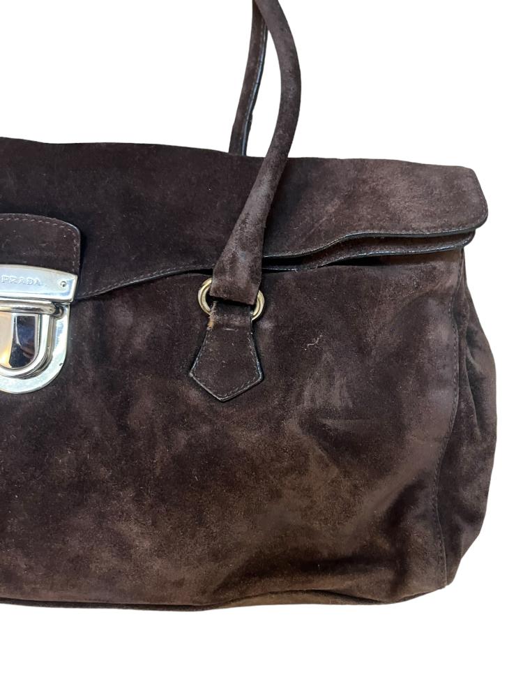 PRADA HANDBAGS BROWN SWORDS PRADA (PARIS)
