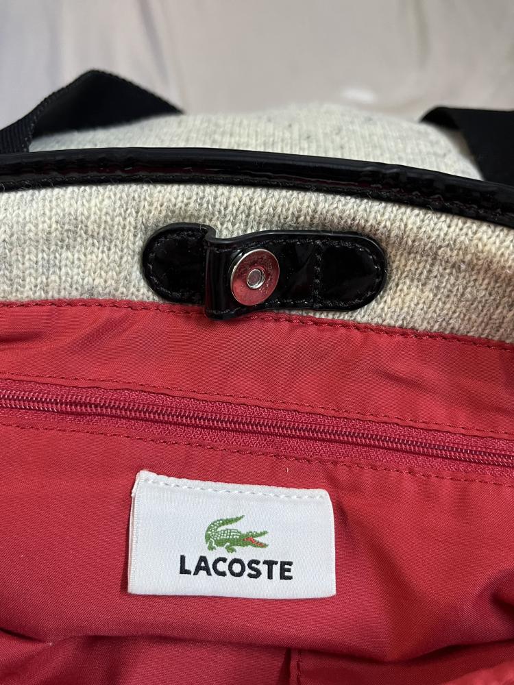 Lacoste Grey Tote Bag