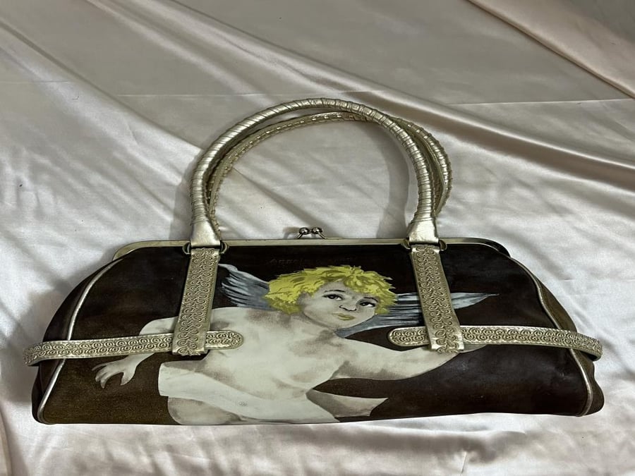 Angelo Marani Brown Handbag
