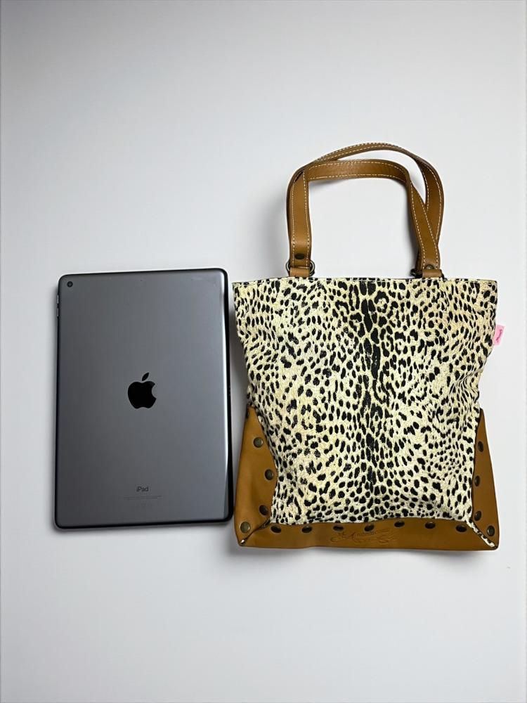 Roberto Cavalli Leopard Print Tote Bag