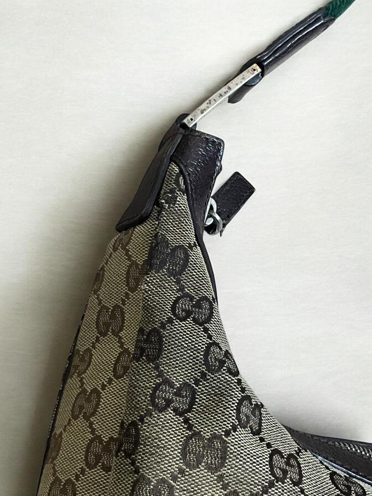 Gucci GG Canvas Medium Pop Web Hobo