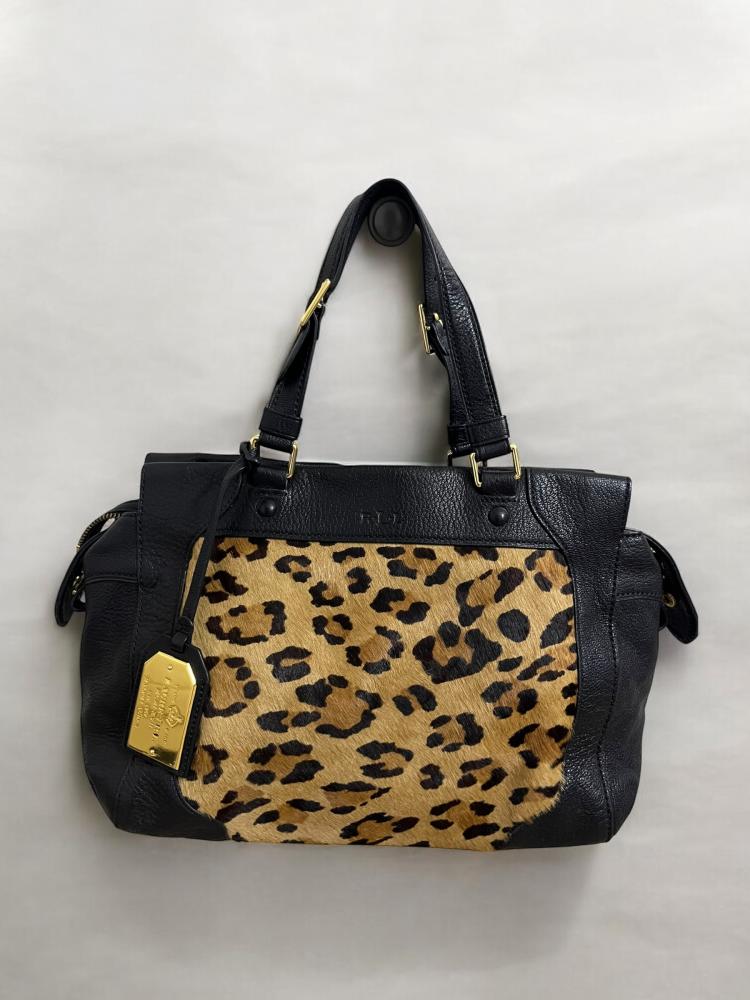 Lauren animal prints and leather bag