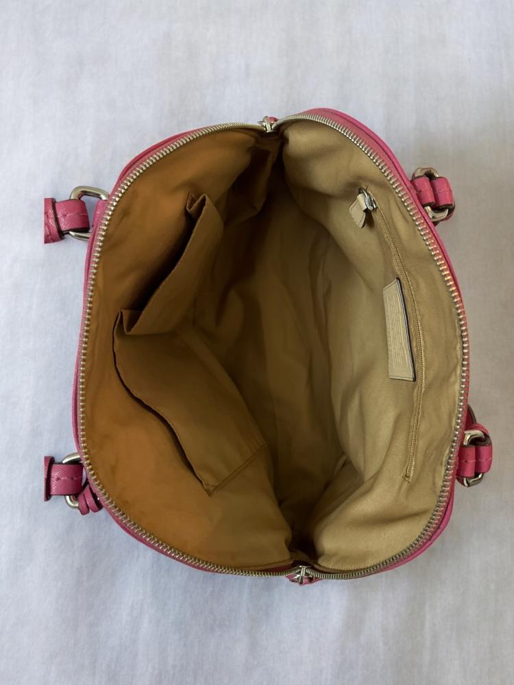 Coach Pink Leather Handbag