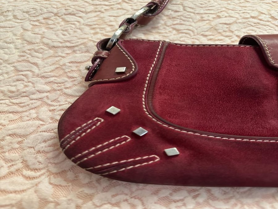 aigner pink shoulder bag