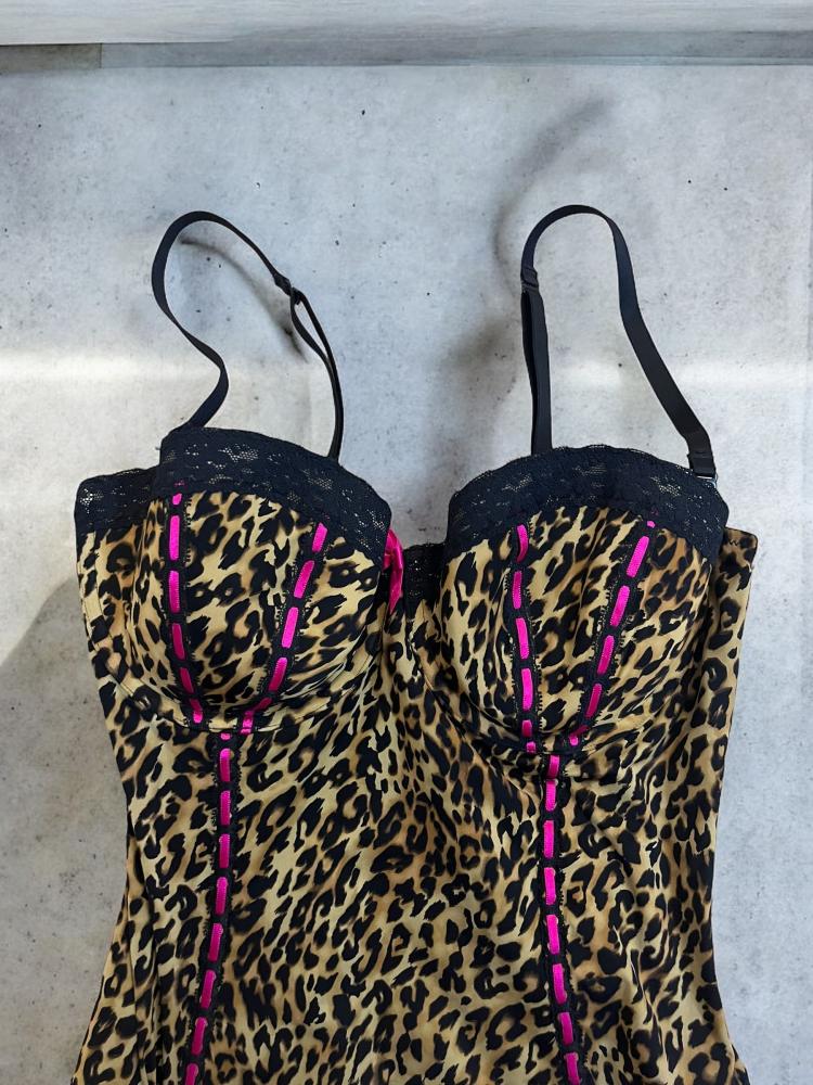 La Senza Brown and Pink Corset  Size:L